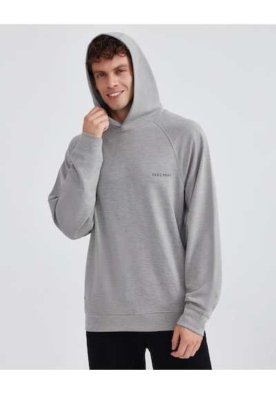 Skechers M Scuba Coll. Hoodie Sweatshirt Erkek Gri Sweatshirt S231466-035 Gri