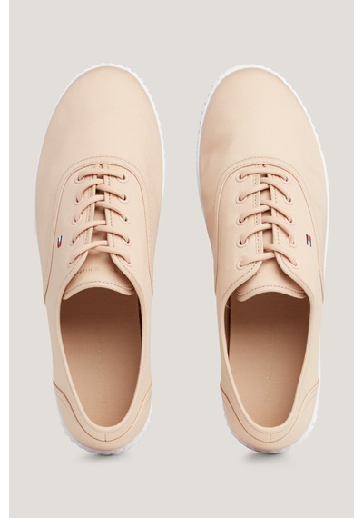 Canvas Lace Up Sneaker Misty Blush