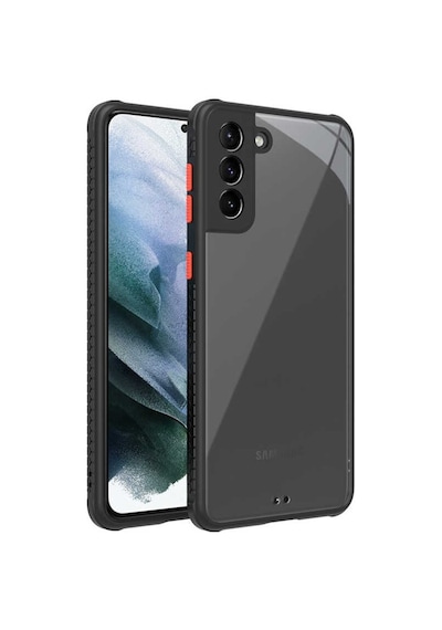 Samsung Uyumlu Galaxy S21 Plus Kılıf ​​Zore Kaff Kapak-Siyah