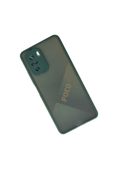 Xiaomi Poco F3 Uyumlu Kılıf Montreal Silikon Kapak - Yeşil