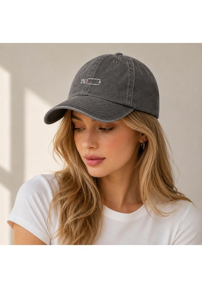 Valkyrie Low Battery Kahve Şapka Unisex Vintage Pamuk Ayarlanabilir Baseball Cap Tasarım Şapka kahverengi