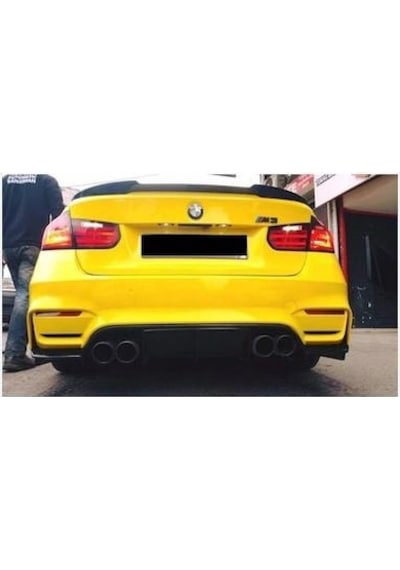 Bmw F30 - F80 M3 2012-2018 Vorsteiner Set 3 Parça Difüzör Plastik