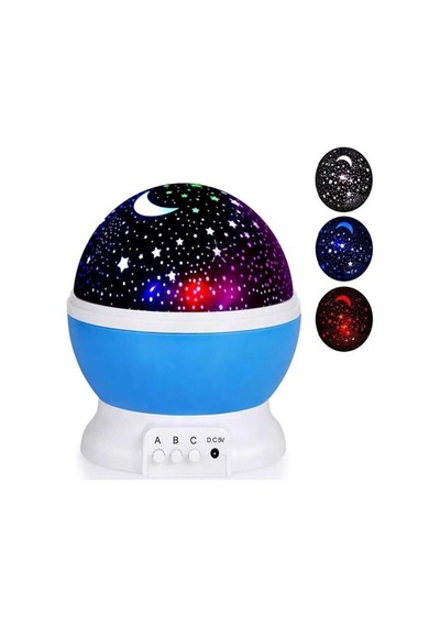 Gece Lambası Masa Lambası Dönen Star Master Projeksiyon Işık Led Lamba Beyaz