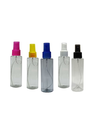 Paradise 5 Adet Sert Plastik 100Ml Boş Kolonya Dezenfektan Şişesi