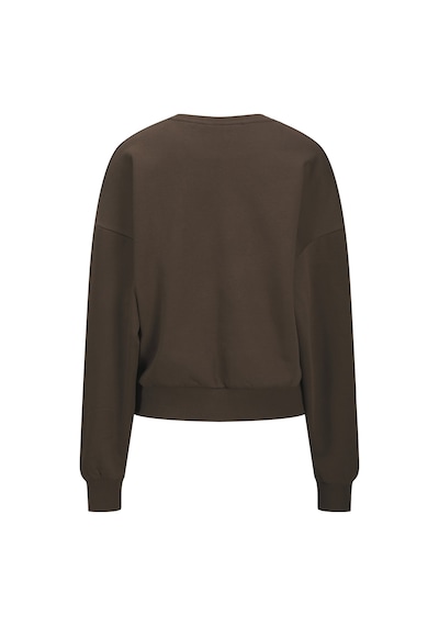 Jack & Jones Kadin Gögüs Baskili Relaxed Fit Sweatshirt - Merle - 12260608 Bracken