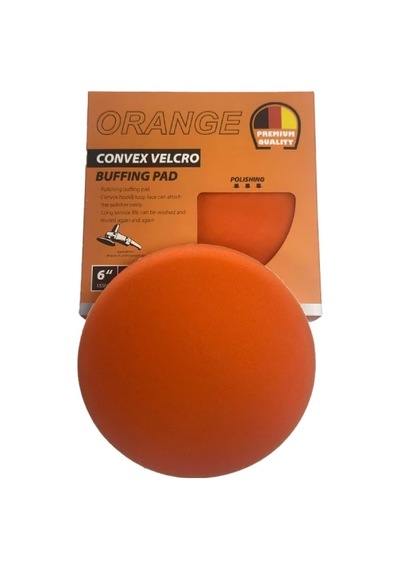 Premium Quality Convex Velcro 155mm Cırtlı Turuncu Polisaj Süngeri