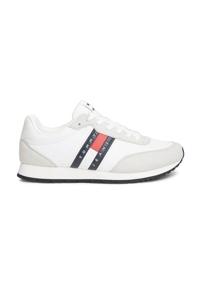Tommy Hilfiger Erkek Tjm Core Classic Runner Spor Ayakkabı-13285 Beyaz