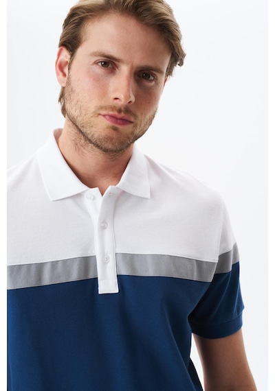 AR-MA Arma Erkek Regular Fit Basic % 100 Pamuk Pike Polo Yaka Tişört Y29374354702 Beyaz