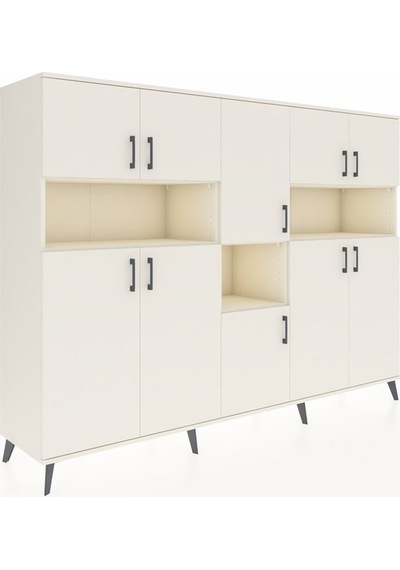 Hyperion Dolap 14 Raflı 10 Kapaklı 220x44x163 Aytaşı-aytaşı Aytaşı-aytaşı