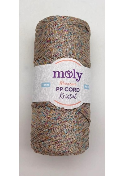 Angel Çanta Aksesuar Moly Yarn 200 Gr Simli Polyester Makrome No:1040 Diğer