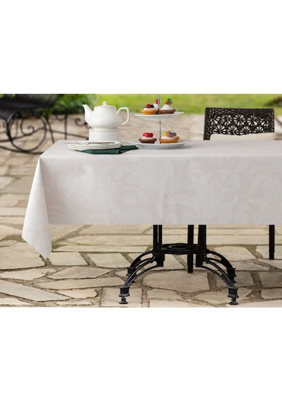 Madame Coco Elisa Pvc Masa Örtüsü Mpv-36100 X 140 Cm-bej/beyaz