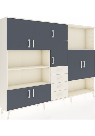 Arges Dolap 10 Raflı 4 Çekmeceli 8 Kapaklı 220x30x163 Aytaşı-antr Aytaşı-antrasit/aytaşı Arges Dolap 10 Raflı 4 Çekmeceli 8 Kapaklı 220x30x163 Aytaşı-antr Aytaşı-antrasit/aytaşı