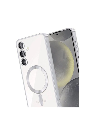 Samsung Samsung Uyumlu Galaxy A15 4g Kross Magneticsafe Kapak - Gümüş