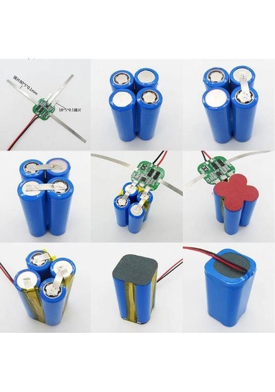 Lodos_Elektronik-4S 20A 16.8V Bms Koruma Kartı Lityum Batarya 18650 Li-İon Lipo Pr