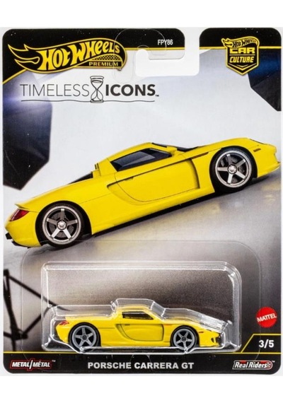 Hot Wheels Premium Car Culture Timeless Icons Porsche Carrera Gt Fpy86 Jbk91 Sarı