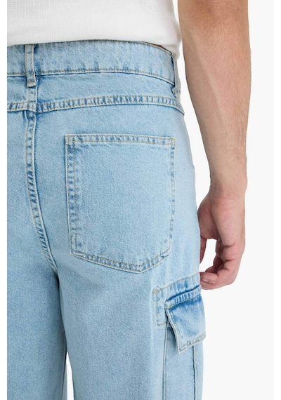 Defacto %100 Pamuk Relax Fit Rahat Kesim Düz Paça Kargo Cepli Jean Yıkamalı Pantolon F2381AX25SP Mavi Defacto %100 Pamuk Relax Fit Rahat Kesim Düz Paça Kargo Cepli Jean Yıkamalı Pantolon F2381AX25SP Mavi