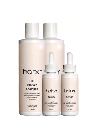 Hairx 2 Adet Saç Şampuanı Ve 2 Adet 30 Ml Ölçeğinde Saç Serumu Sağlam Parlak Uzun Güçlü Yeni Saçlar - 100
