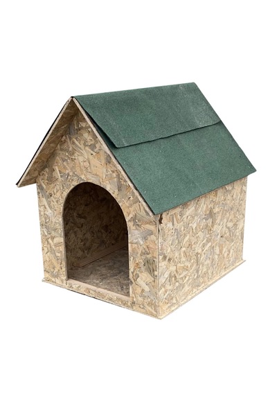 Reyo Köpek Kulübesi Büyük Boy Osb Xl Yeşil Çatılı 100x100x78 Cm Mld0dog08