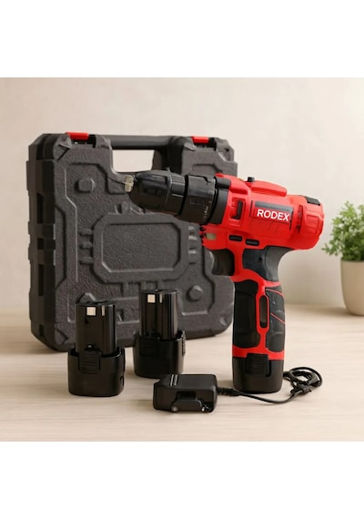 Jenerik 12v Çift Bataryalı Şarjlı Matkap 2 Kademe Hız