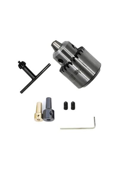 Motor için Anahtar Sıkmalı Mini Mandrel 4 MM Mandren 5-3.2 MM Kapli