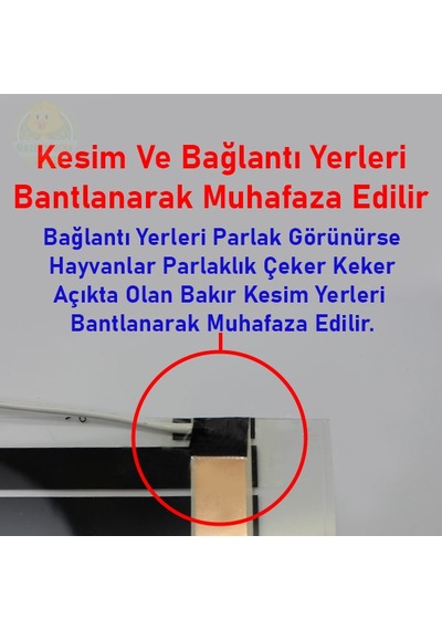 Karbon Isıtıcı Film 50x80 Cm Hazır Kablolu Fişli Kafes Kümes Ayak