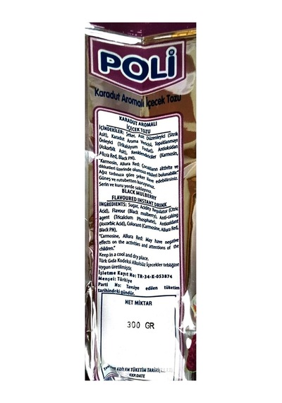 Karadut Aromalı Içecek Tozu 3 Adet X 300 Gram Diğer