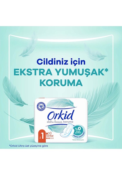 Orkid Esktra Hassas Koruma Hijyenik Ped Normal 8'li