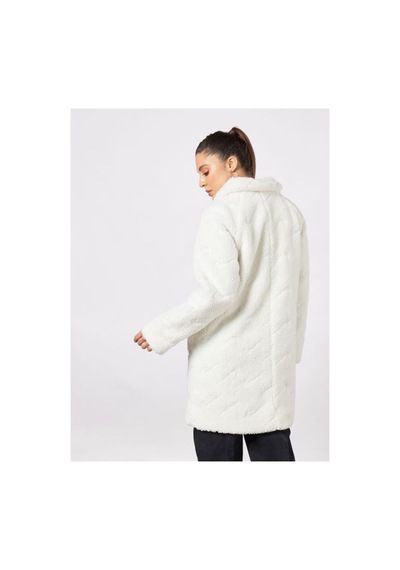 Nike Sportswear Icon Clash White Long Sherpa Kadın Ceket Beyaz Beyaz