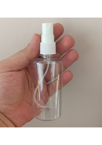 Güvenç Ambalaj 50 Adet 100 Ml Sprey Başlıklı Kolonya Parfüm Dezenfektan Şişesi