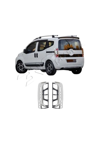 Citroen Nemo Uyumlu 2007-2016 Stop Çerçevesi 2 Parça Abs Krom Kaplama