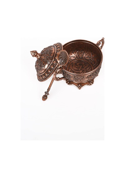 Dmt Copper Home Gaziantep Bakır Zamak Şekerlik Kase Takımı Yük:11cm Geniş:13 Cm& 2'li Set Takımı Diğer