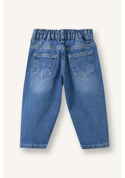 Defacto %100 Pamuk Baggy Fıt Pamuklu Pantolon Kız Bebek H2202a526hsnm28 Mavi-nm28