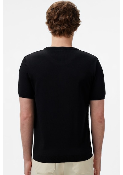 Lacoste Men's Regular Fit Short Sleeve Crew Neck Knit Sweater Erkek Bisiklet Yaka Triko Tişört Siyah Siyah Lacoste Men's Regular Fit Short Sleeve Crew Neck Knit Sweater Erkek Bisiklet Yaka Triko Tişört Siyah Siyah