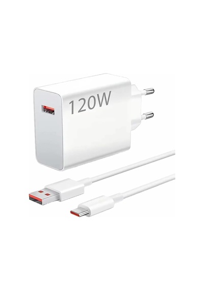 Lexroo 120w Hızlı Şarj Destekli Turbo 120w Type-c Usb Şarj Cihazı Güç Adaptörü + Kablo Set - C120-u