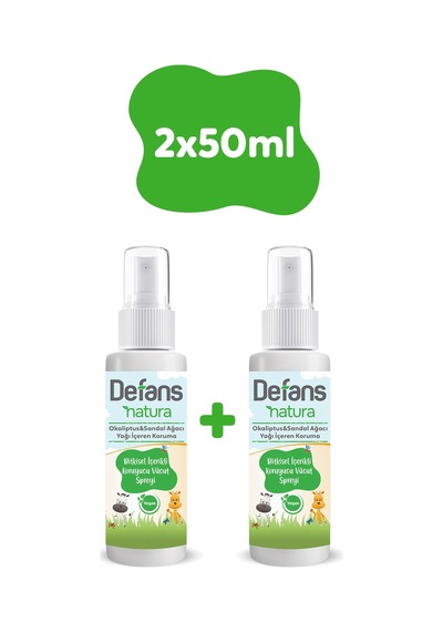 Defans Natura Bitkisel İçerikli Koruyucu Vücut Spreyi 2'li
