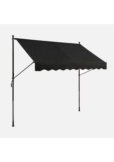 Evinizin_Atolyesi Teleskopik Tente Antrasit 250X130 Cm