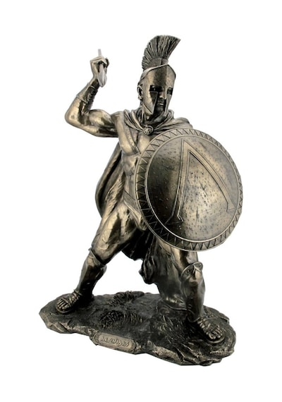 Veronese Büyük Boy Spartan Leonidas Savaşçı Figürü 36x52cm