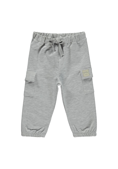 Civil Baby Civil Basic Timeless Kargo Cepli 6-18 Ay Eşofman Altı - Gri Karmelanj