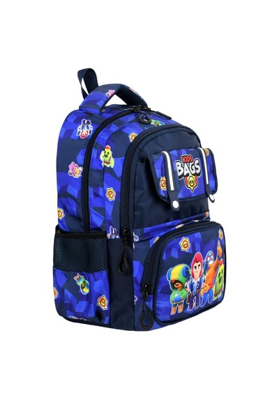 İlkokul Çantası Kids Bag 3'lü Set 42 30 Cm Beslenme Çantası Kalem Kutusu Ortopedik Erkek Çocuk Lacivert
