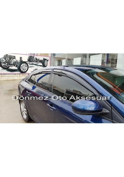 Renault Megane 4 Mügen Cam Rüzgarlığı Sedan 2016 Sonrası 4 Lü N11.38624