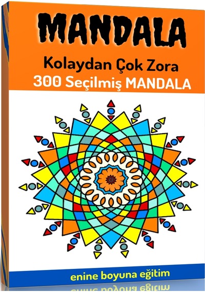 Kolaydan Çok Zora Mandala Kitap Seti (2 Spiralli Kitap)