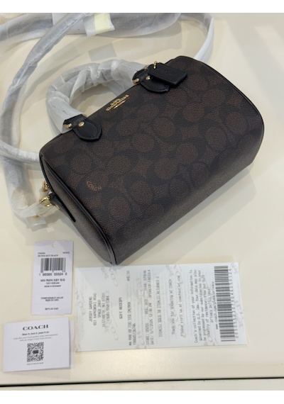 Coach Mini Rowan Crossbody Kadın Çanta Acı Kahverengi