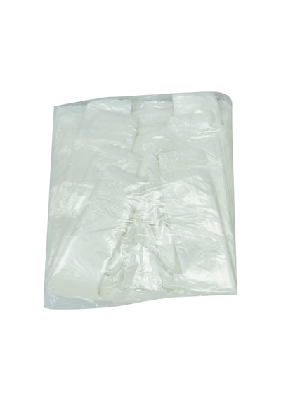 Lokmanavm Mini Boy Atlet Hışır Poşet 30X20 Cm Ince Beyaz