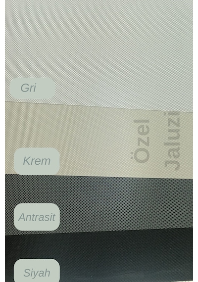 Siyah Screen Kumaş Dikey Perde Döndürülebilen Tam Açık Ya Da Tam Kapalı Screen Kumaş Dikey Siyah
