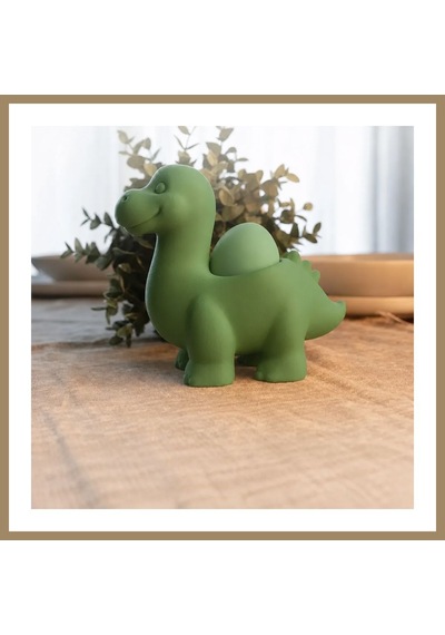 Bezos 3d Baskı Dinozor Yumurtalık - Sevimli Eggosaurus Yumurta Tutucu-yeşil 22