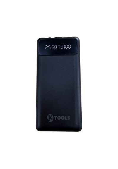 Ktools Boost Trio 10000 Mah Dahili Kablolu Powerbank Siyah Type-c & Lightning Black