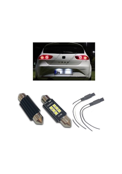 Seat Leon Mk2 Led Plaka Lambası Ampul Seti 39mm Sofit