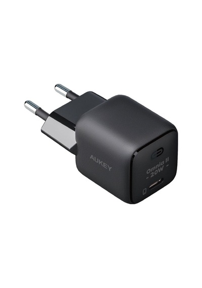 Aukey PA-B1T-BK 20 W Omnia II Mini Gan PD QC 3.0 Type - C Hızlı Şarj Adaptörü