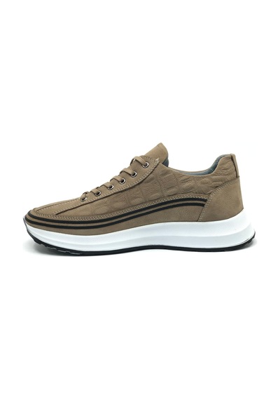 Dropland 9141 Hakiki Deri Erkek Casual Ayakkabı Kum