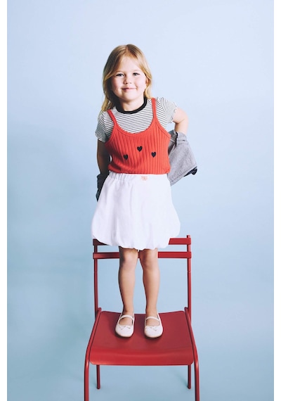 Defacto %100 Pamuk Basıc Düz Poplin Etek Kız Bebek H2829a526smwt34 Beyaz-wt34